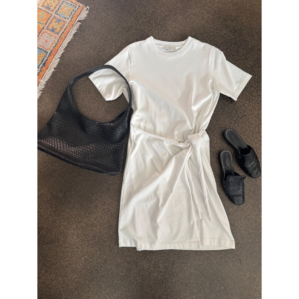Vince Casual wrap tshirt dress 100% cotton